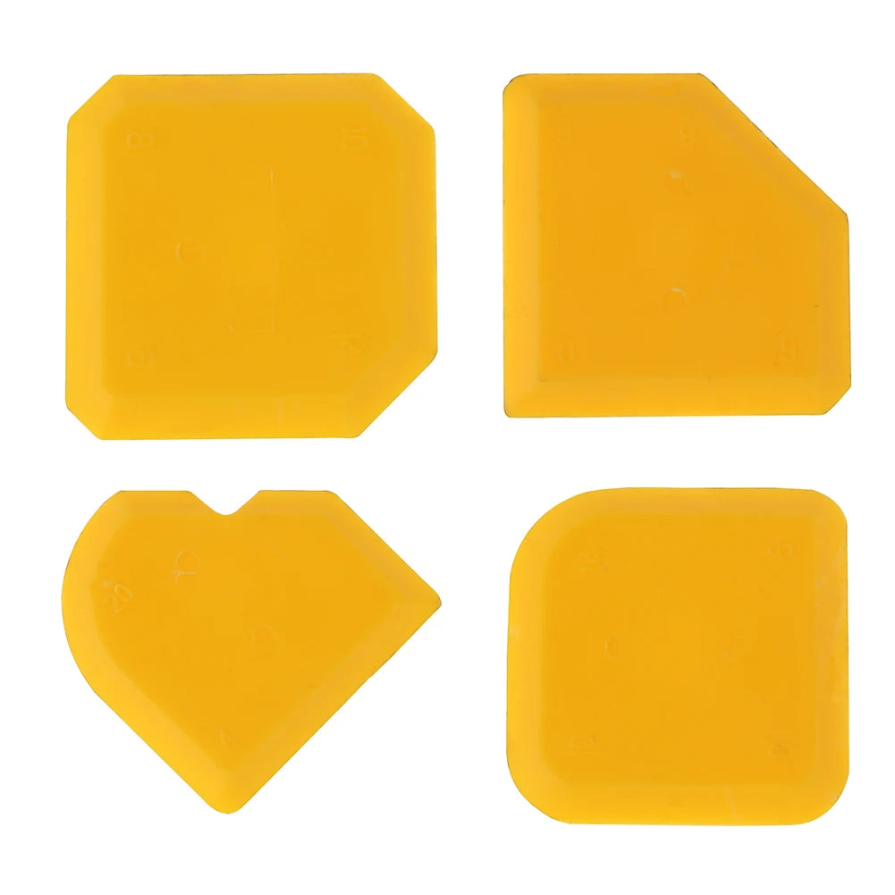 2/4/6pcs/set Caulking Tool Kit Silicone Joint Sealant Spreader Spatula Scraper Edge Repair Tools Floor Tile Edges Cleaner