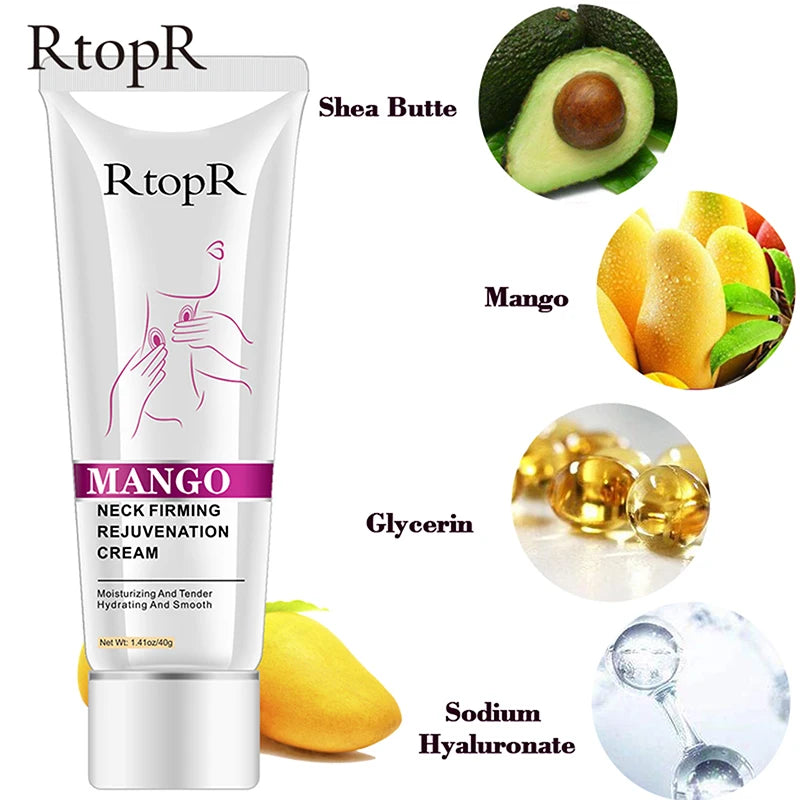RtopR Neck Firming Wrinkle Remover Cream Rejuvenation Firming Skin Whitening Moisturizing Shape Beauty Neck Skin Care Products