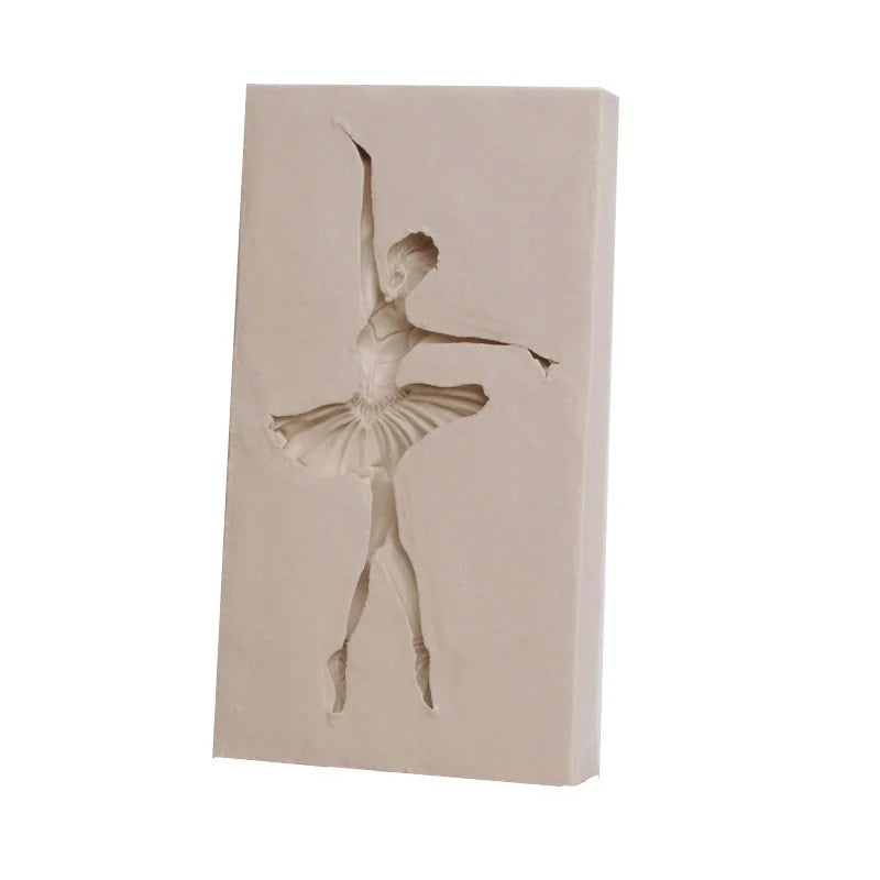 Dancer Silicone mold fondant mold cake decorating tools chocolate gumpaste mold