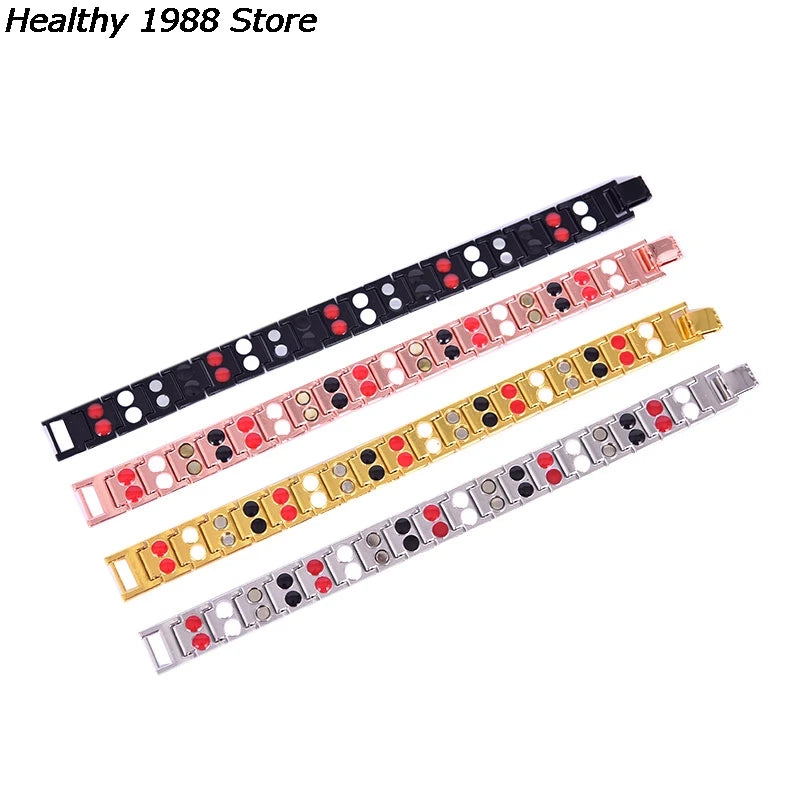 Men's Bracelets Energy Magnetic Tourmaline Bracelet Health Care Jewelry For Women Bracelets Bangle Slimming Product