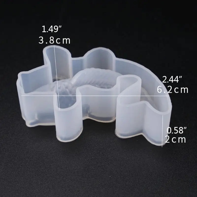 Silicone Mold Fish Shape Mini Transparent Decorative Epoxy Resin Moulds for DIY Necklace Earrings Jewelry Making Supply