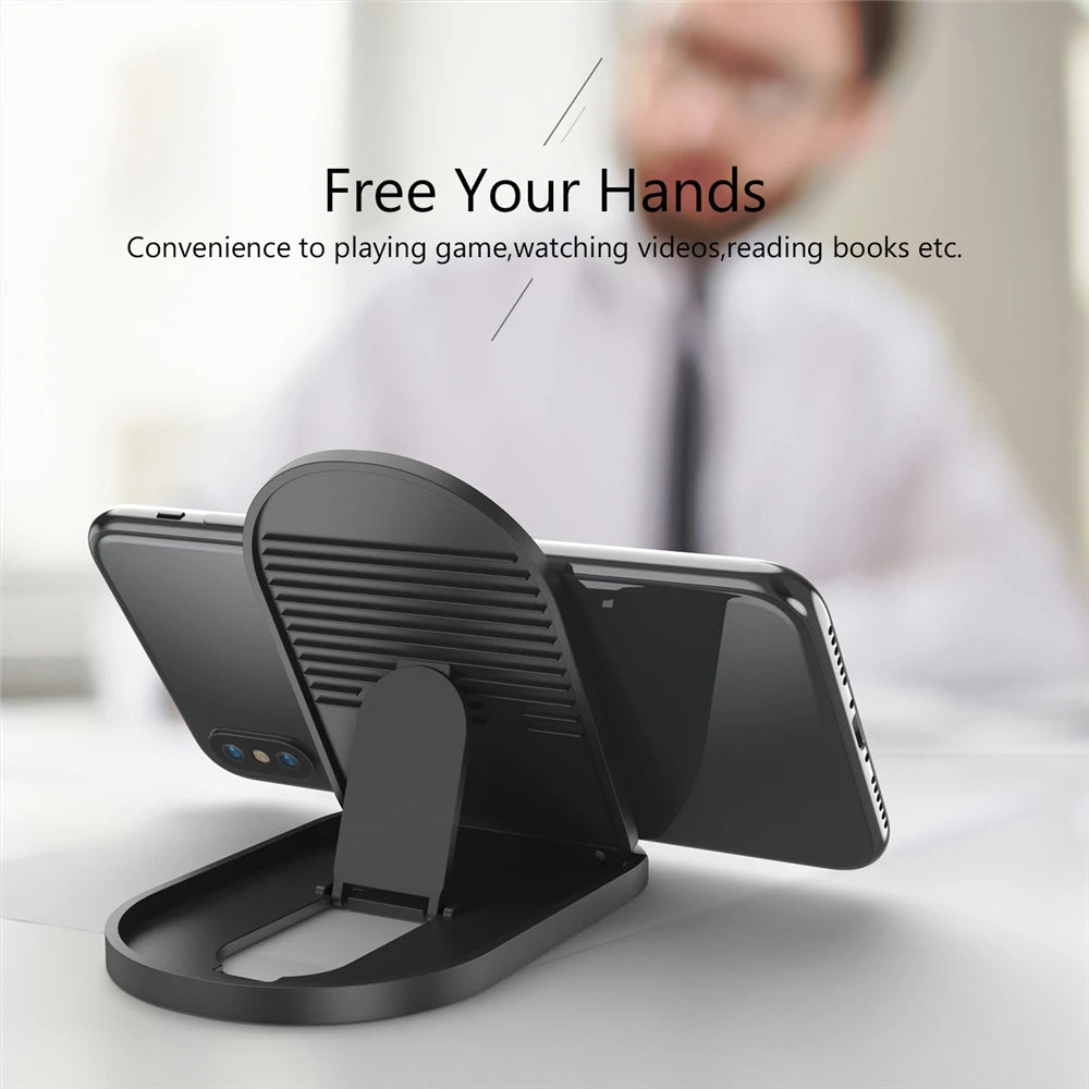 NEW Desk Cell Phone Stand Holder, Desk Stand for All Mobile Smart Phone Tablet