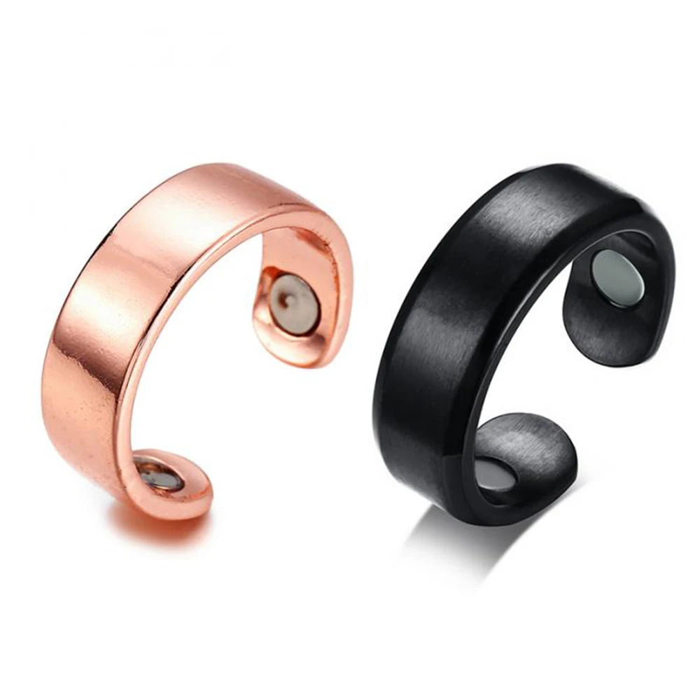 Anti Snoring Device Adjusted Ring Magnetic Therapy Acupressure Treatment Against Finger Ring Anti Snore Sleep Aid
