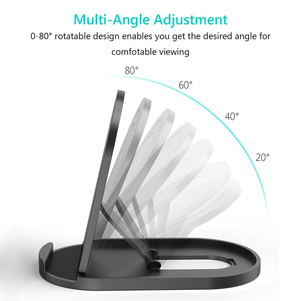 NEW Desk Cell Phone Stand Holder, Desk Stand for All Mobile Smart Phone Tablet