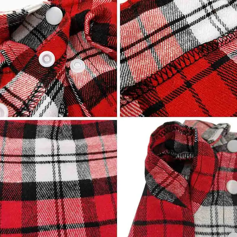 Fashion Pet Shirts Summer Classic Plaid Pet Dog Clothes for Small Dogs French Bulldog Puppy Dog t-Shirt for Dogs Pets Clothing