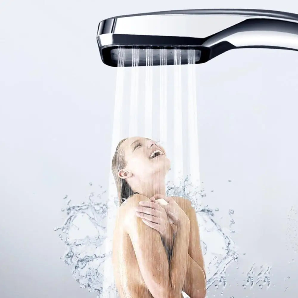 Hot Sale 300 Hole Super Pressurized Shower Head Square Hand Shower Booster Shower Head Water Saving Shower Drop Shipping