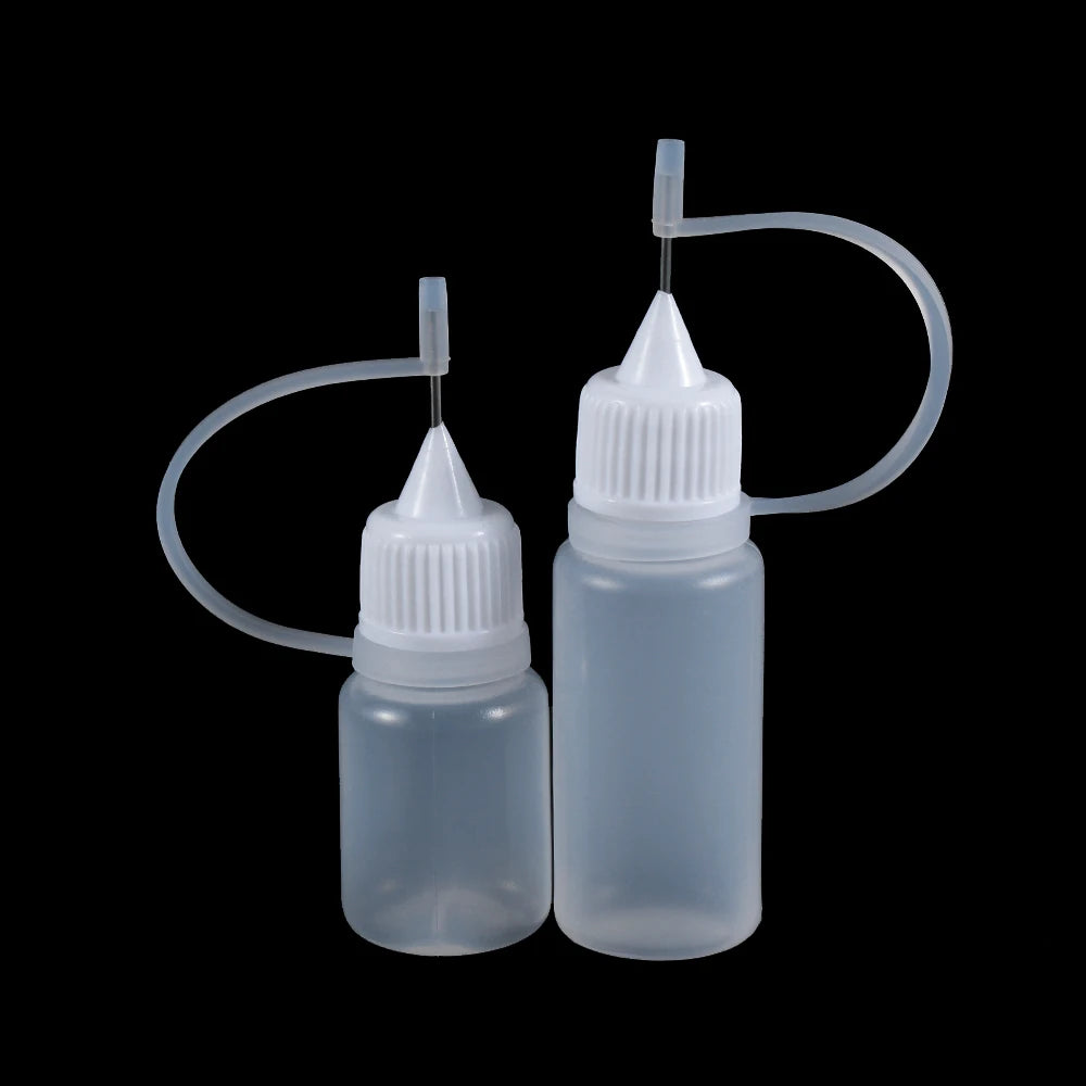 5X 5/10/20/30/50/100ML Needle Tip Glue Bottle DIY Paper Art Quilling Tool Craft Parper Precision Bottle Needle Bottle Applicator