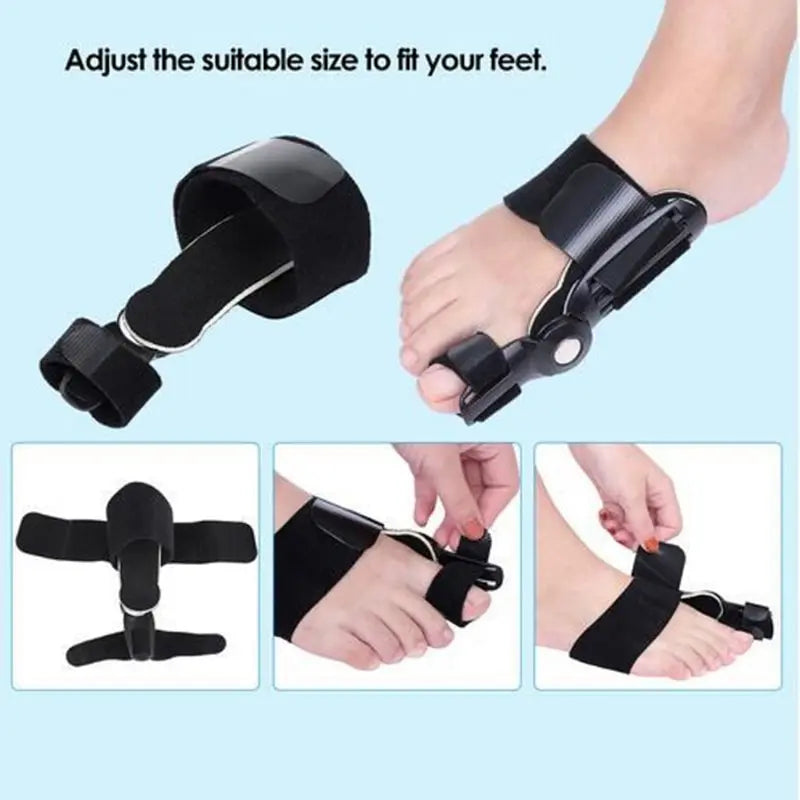Bunion Splint Correction Adjustable Big Toe Corrector Braces Protector Hallux Valgus Straightener Foot Pain Relief Orthopedic