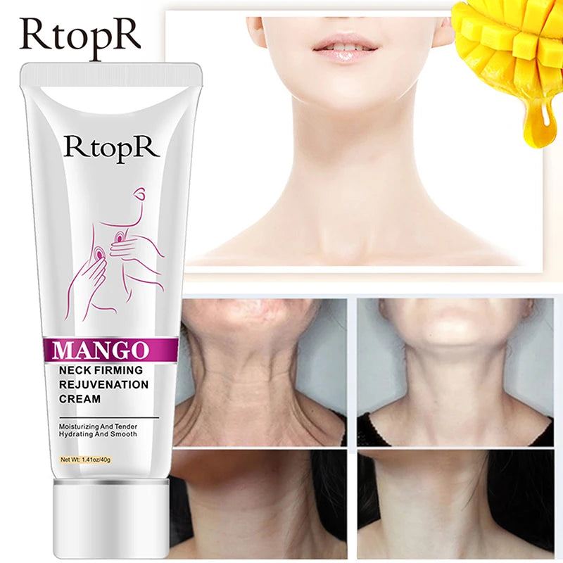RtopR Neck Firming Wrinkle Remover Cream Rejuvenation Firming Skin Whitening Moisturizing Shape Beauty Neck Skin Care Products