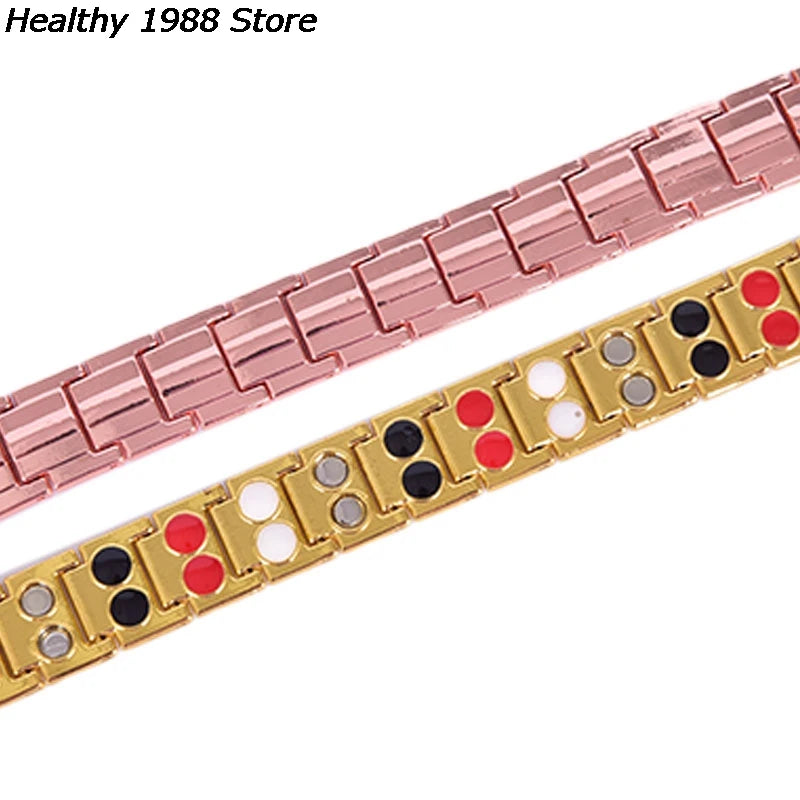 Men's Bracelets Energy Magnetic Tourmaline Bracelet Health Care Jewelry For Women Bracelets Bangle Slimming Product