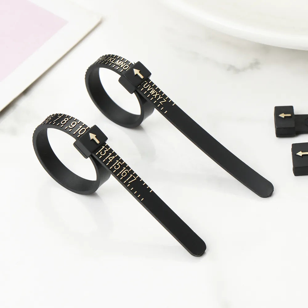 Ring sizer Measure Finger Coil Ring Sizing Tool UK/US/EU/JP Size Measurements Ring Sizer Gauge Tools Jewelry Accessory Newest