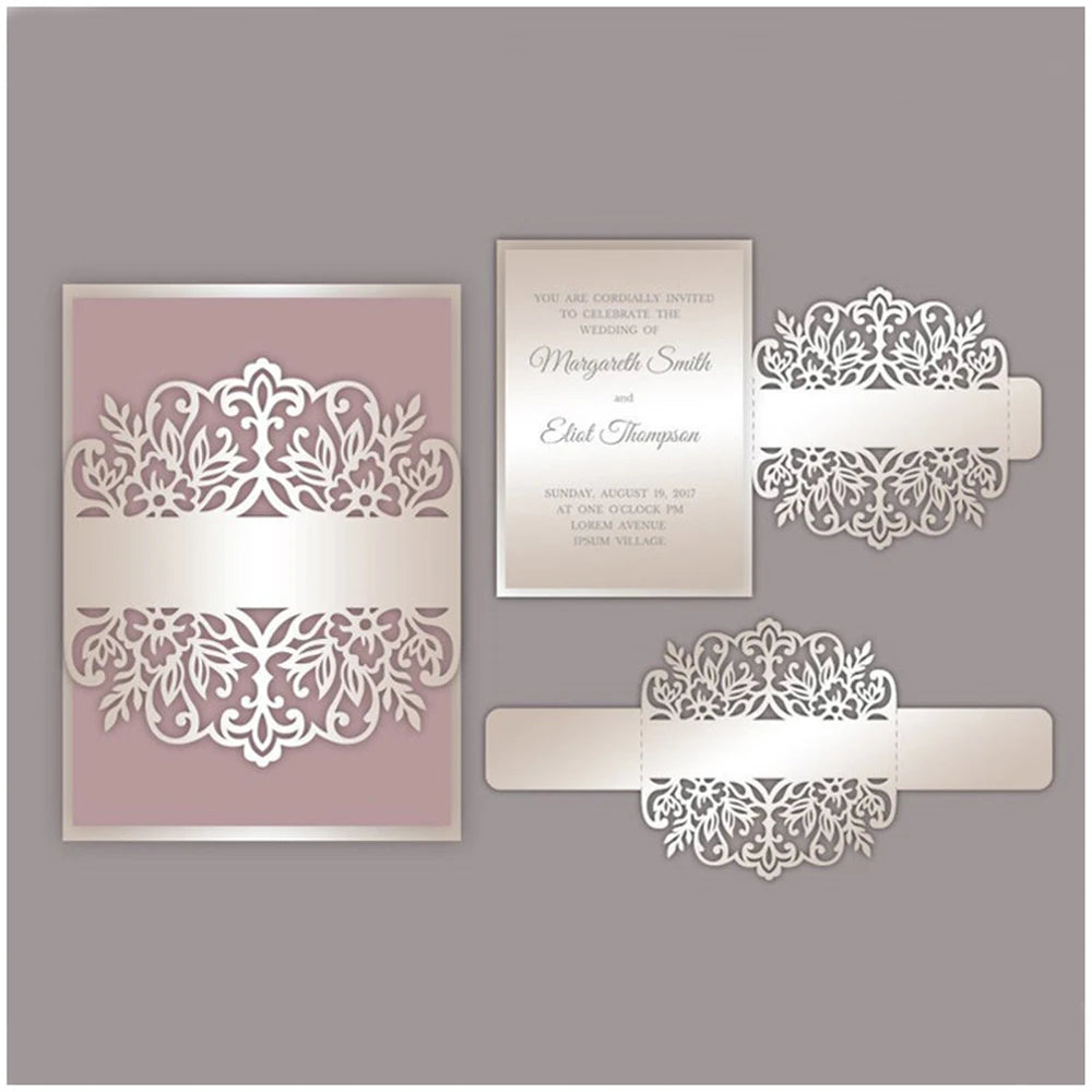 Wedding Invitation Cutting Die Scrapbooking Craft Metal Die Cut for DIY Paper Cards Making Love Home Decorative 2021 Diy Arts