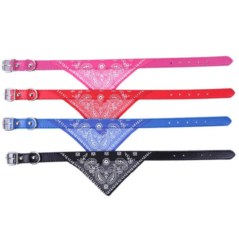 New Fahsion Small Dog Scarf Adjustable Pet Cat Collars Scarf Neckerchief Necklace trigon Pet accessories