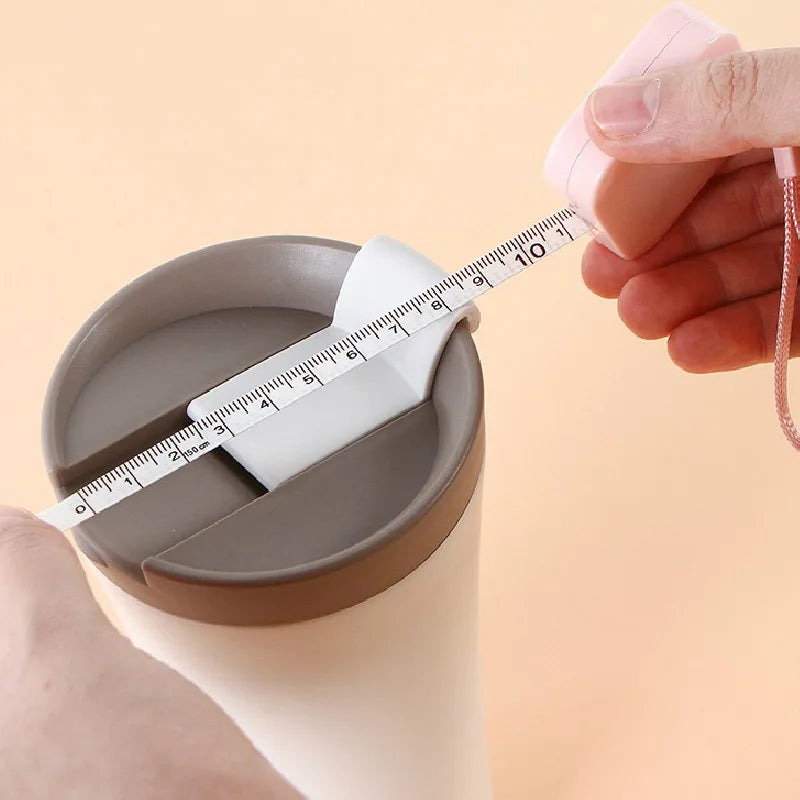 Hot 150cm/60" Tape Measures Portable Retractable Ruler Children Height Ruler Centimeter Inch Roll Sewing Measuring Tape Tool