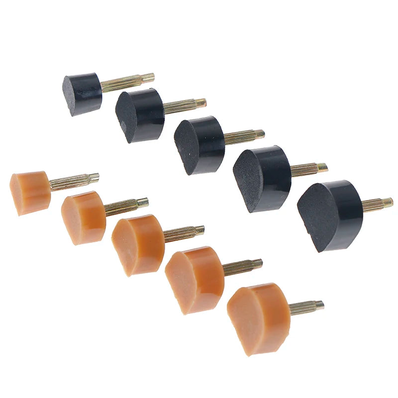 10pcs Women Shoes High Heel Repair Tips Pins High Heel Tips Taps Dowel Lifts Replacement Heel Stoppers Protect 5pairs