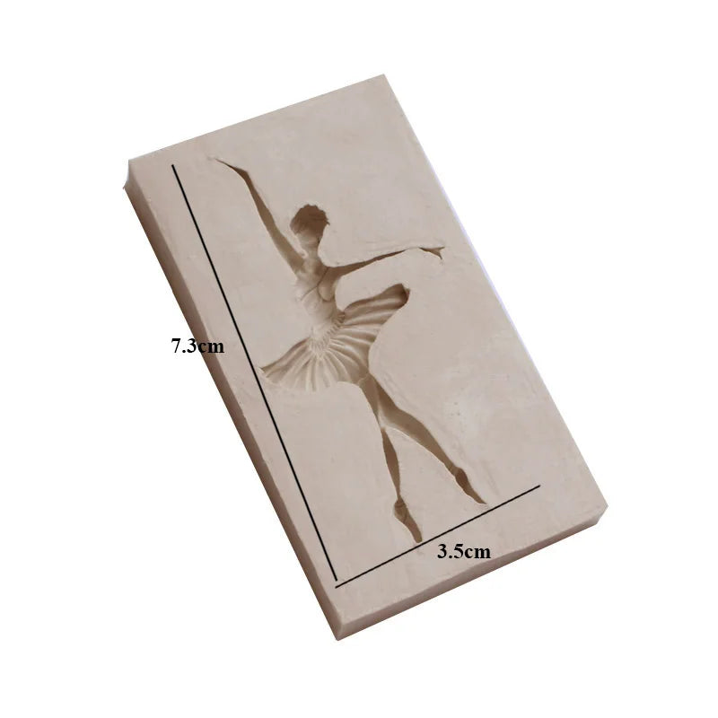 Dancer Silicone mold fondant mold cake decorating tools chocolate gumpaste mold