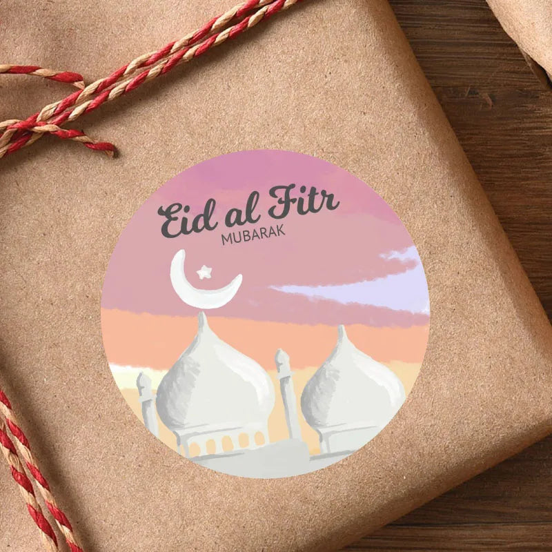 24/48pcs EID Mubarak Decor Stickers Ramadan Decoration Eid al-fitr Islam Muslim Festival Favor Gifts Labels HAJJ Ramadan Kareem