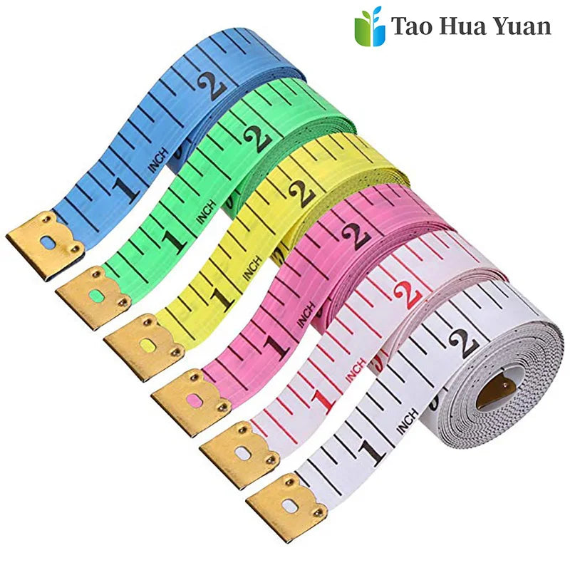Hot 150cm/60" Tape Measures Portable Retractable Ruler Children Height Ruler Centimeter Inch Roll Sewing Measuring Tape Tool