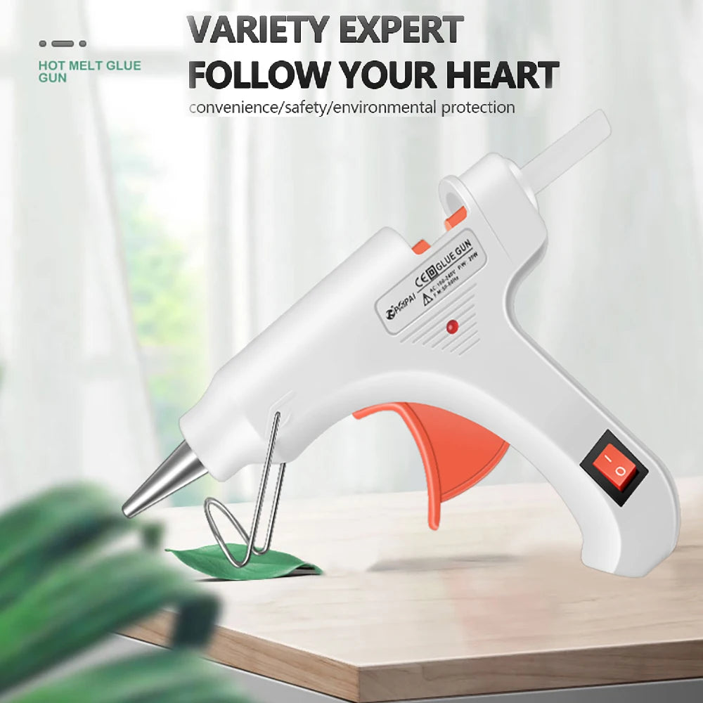 20W Hot Glue gun Mini Industrial Electric Heat Exchanger Thermal Sealant gun Hot melt adhesive Tools For Home DIY