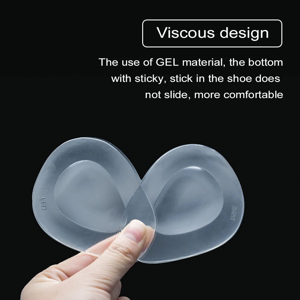 2pcs Sumifun Forefoot Shoe Pad Silicone Gel Non Slip Inserts Insoles Arch Support Pads High Heel Elastic Cushion Orthotic C1424