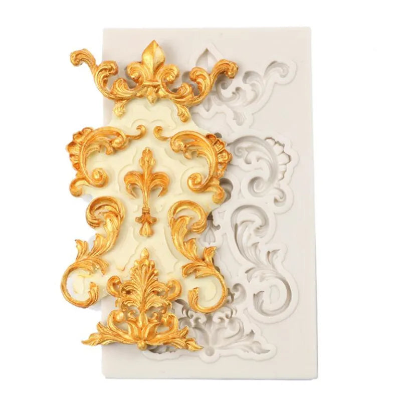 1 Piece Lace Border Silicone Mold Fondant Mold Cake Decorating Tools Chocolate Gumpaste Mould Sugarcraft Cake Decorating Tools