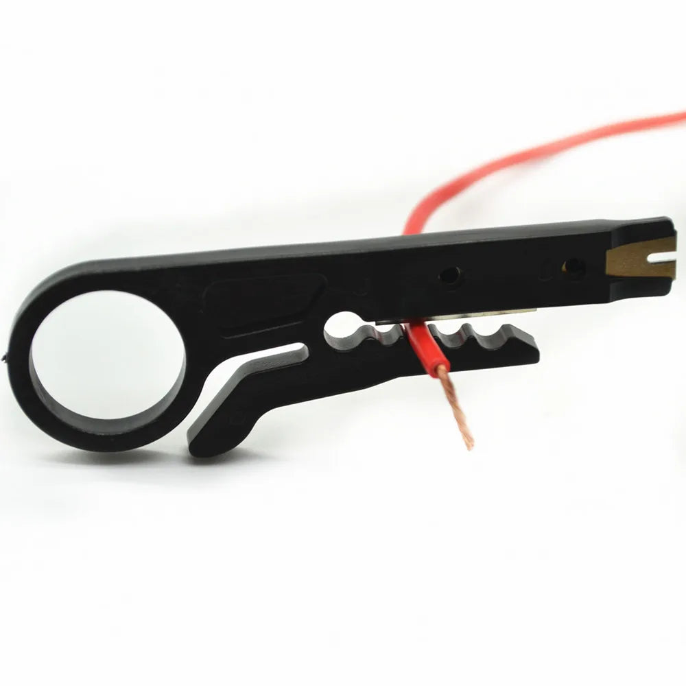 Mini Portable Wire Stripper Knife Crimper Pliers Crimping Tool Cable Stripping Wire Cutter Multi Tools Cut Line Pocket Multitool