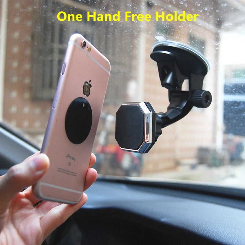 Car Phone Holder Magnetic Car Mount Universal Holder Cell Phone Support Smartphone Stand In Car Magnet Mobile Holder