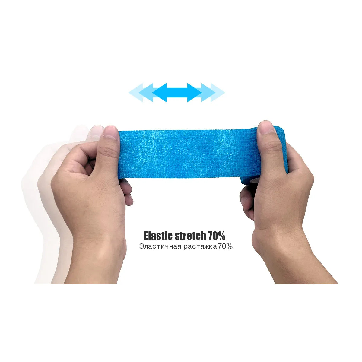4.8m Colorful Sport Self Adhesive Elastic Bandage Wrap Tape Elastoplast For Knee Support Pads Finger Ankle Palm Shoulder