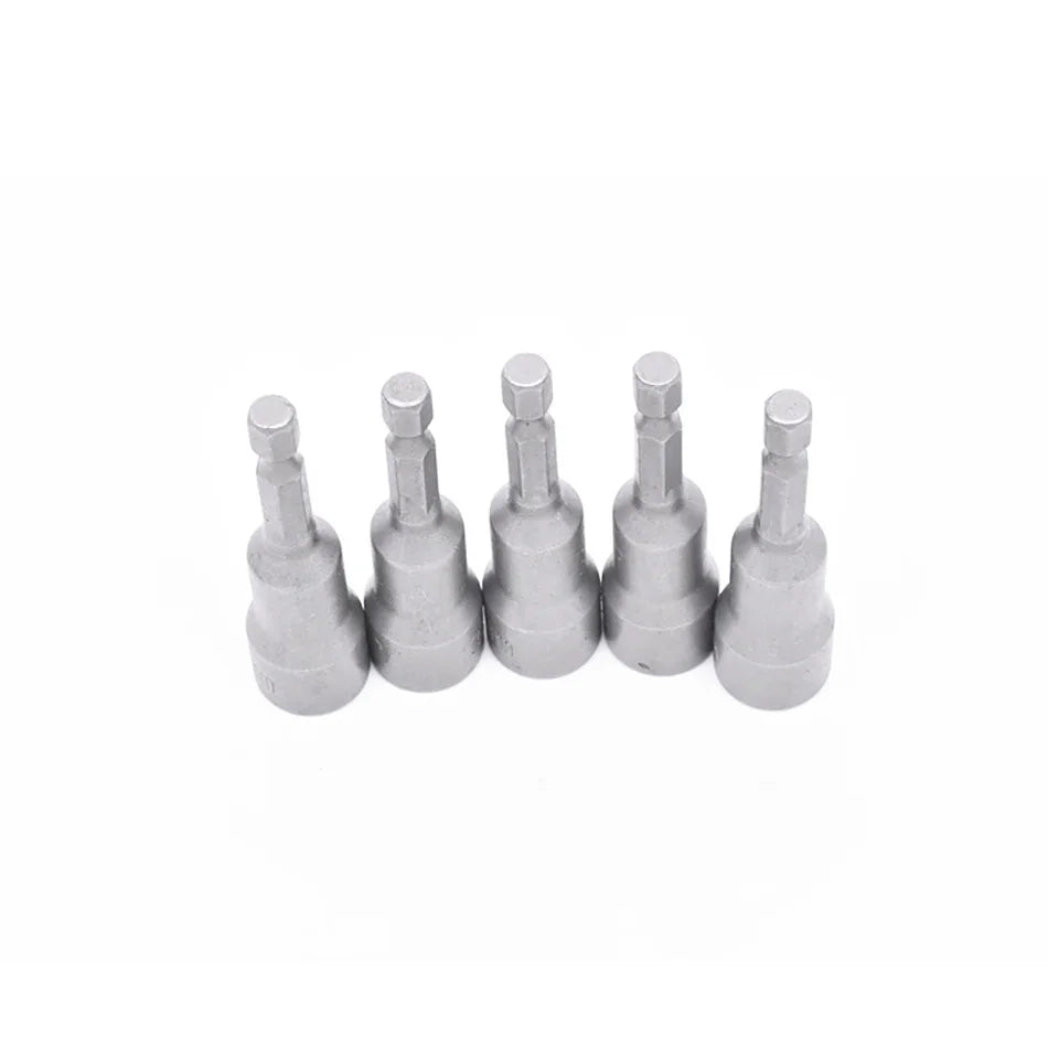 1pc Quick Release Magnetic Screwdriver Bit Converter 6mm-19mm Bit Holder 1/4" Hex Sleeve Shank Electric Holders Transform Joint