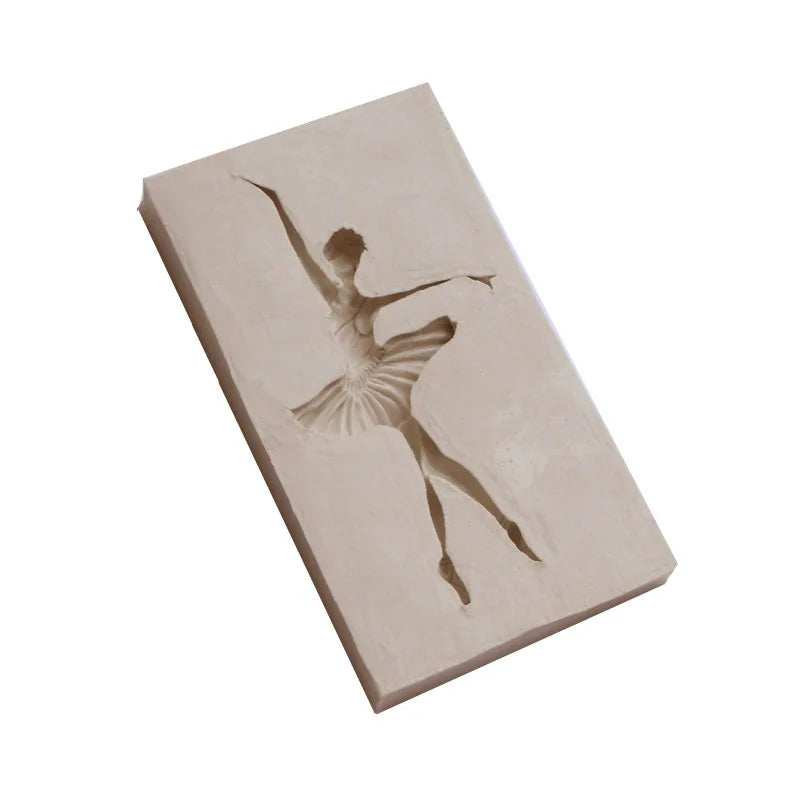 Dancer Silicone mold fondant mold cake decorating tools chocolate gumpaste mold