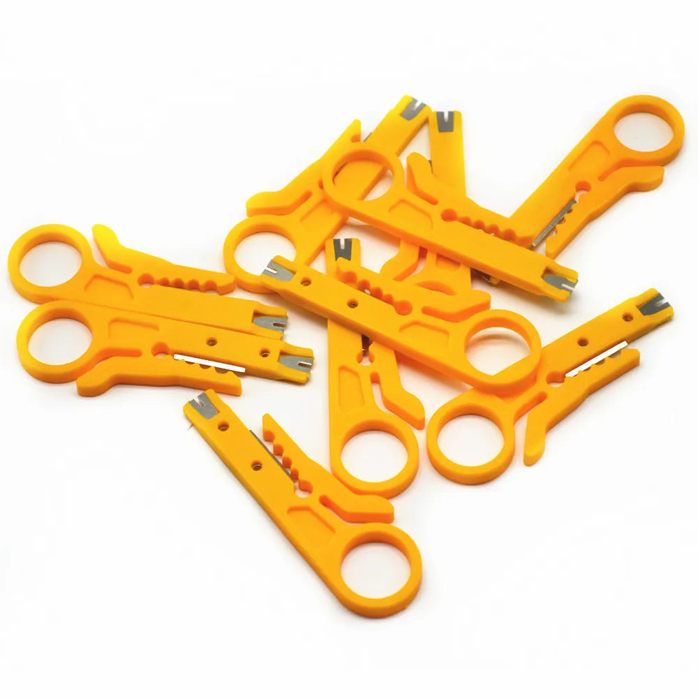 Mini Portable Wire Stripper Knife Crimper Pliers Crimping Tool Cable Stripping Wire Cutter Multi Tools Cut Line Pocket Multitool
