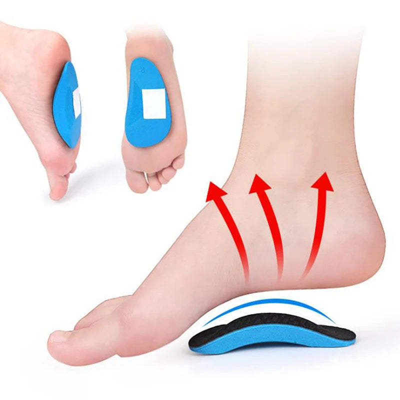 1Pair Sports Insole Flatfoot Corrector Shoe Cushion Insert Unisex Orthopedic Foot Pad Adjuster Arch Support Orthotic Insole