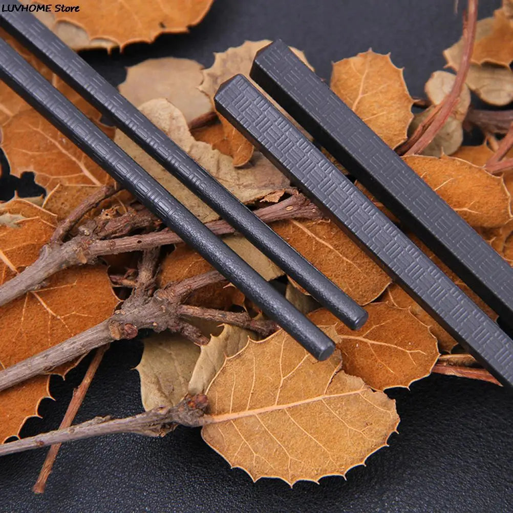 1Pair Chinese Fu Chopstick Learner Gifts Set Exquisite Non-Slip Kitchen Accessories Portable Sushi Chop Sticks