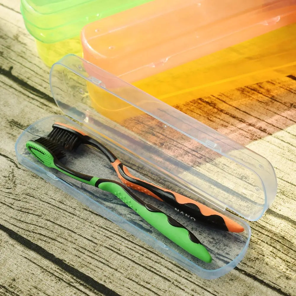 New Good Useful Travel Portable Toothbrush Toothpaste Storage Box Cover Protect Case Household Storage Cup Bathroom Accessories