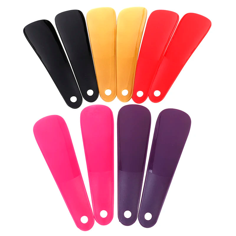2Pcs Spoon Shape Shoe Horns Shoe Lifter Professional Shoehorn Flexible Shoe Lifter 16cm Plastic Shoe Horn