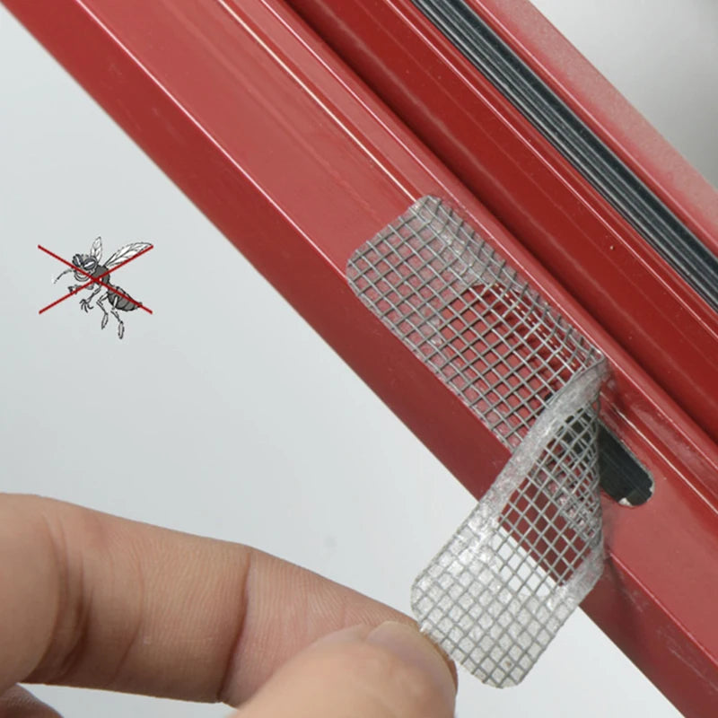 10pcs/5pcs Anti-insect Fly Bug Door Window Mosquito Screen Net Repair Tape Patch Adhesive Window Repair Accessories