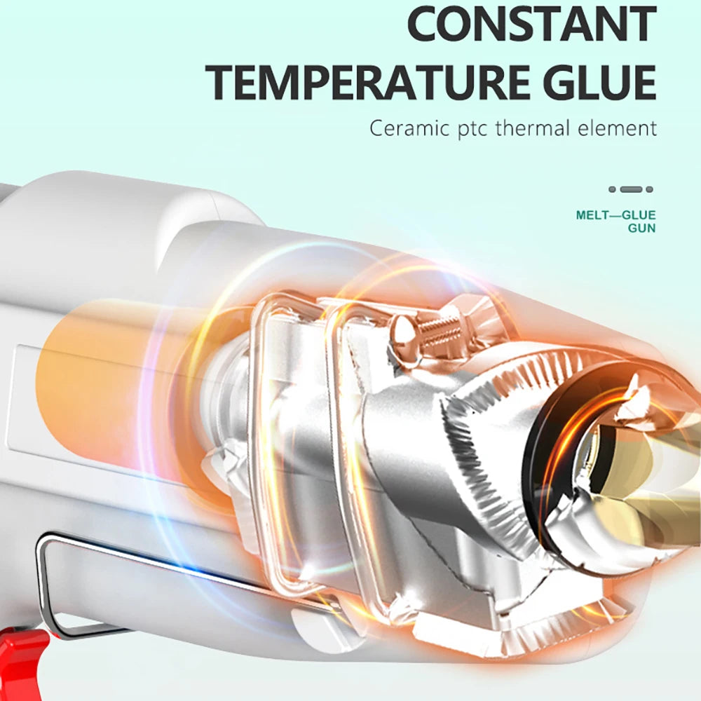 20W Hot Glue gun Mini Industrial Electric Heat Exchanger Thermal Sealant gun Hot melt adhesive Tools For Home DIY