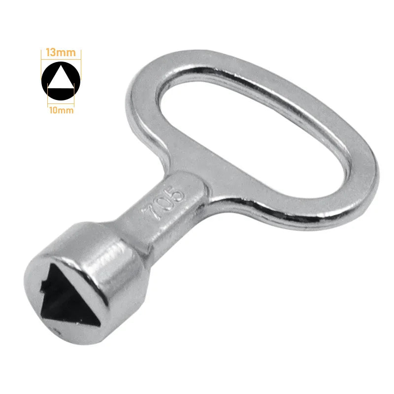 2020 NEW Universal Elevator Door Lock Valve key wrench Utility Key Plumber Triangle Key For Electric Cabinets Metro Trains