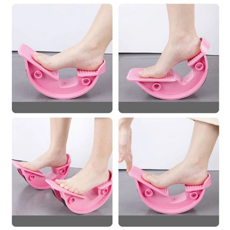 Foot Stretcher Rocker Calf Ankle Stretch Board For Achilles Tendinitis Muscle Stretch Yoga Fitness Sport Massage Auxiliary Board