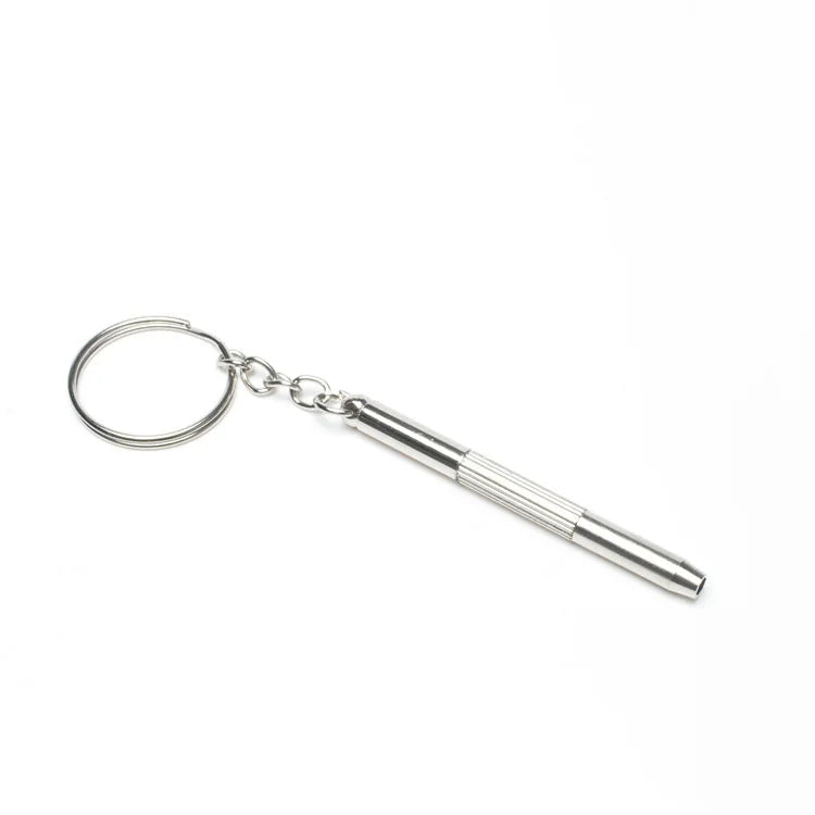 Eyeglass Screwdriver Kit Keychain Portable Stainless 3 in 1 Sunglass Watch Repair Useful Multi Function Nut Driver Hand Tools