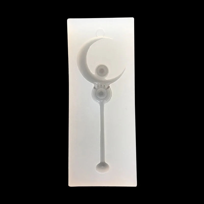UV Resin Jewelry Liquid Silicone Mold Magic Stick Shape Charms Pendant Resin Molds For DIY Charms Pendant Making Toys