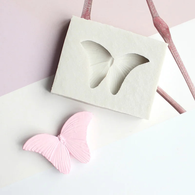 Aouke Small butterfly Silicone Decorating Molds Cake Silicone Mold Sugarpaste Candy Chocolate Gumpaste Clay Mould H182