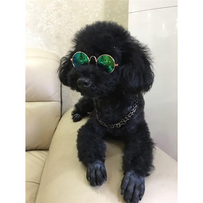 Pet Sunglasses Eyewear Pet Glasses Photo Props Goods Cosplay Accessories Cute Glasses for Animal Pet Cat Puppy Dog Supplies Item