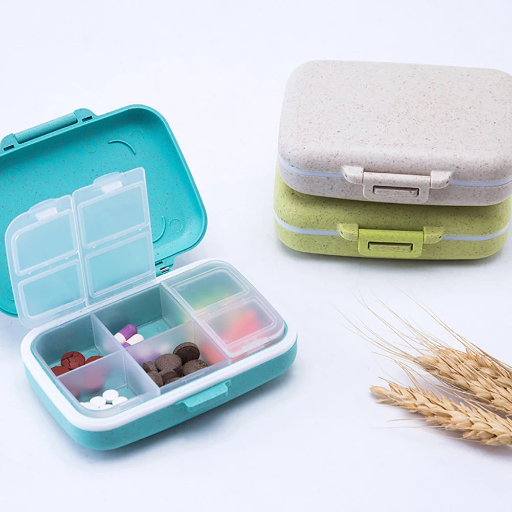 3-5 Slots Moisture-proof Pill Box Pills Organizer Case Portable Travel Drugs Storage Container Medicine Box
