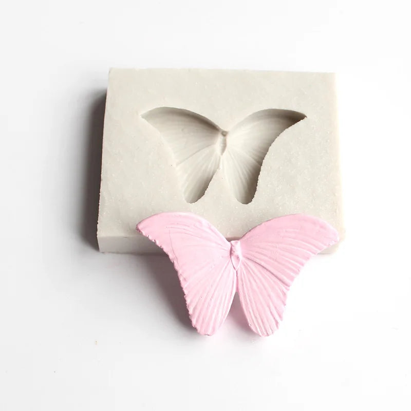 Aouke Small butterfly Silicone Decorating Molds Cake Silicone Mold Sugarpaste Candy Chocolate Gumpaste Clay Mould H182