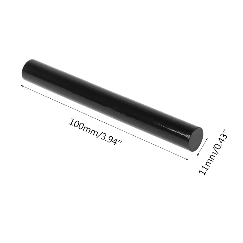 Hot Melt Glue Stick Black High Adhesive 7mm For DIY Craft Toys Repair Tool 4XFD