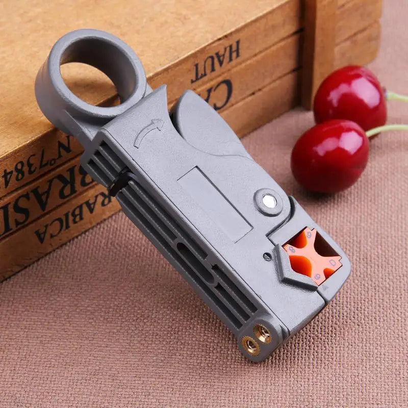 Automatic Stripping Pliers Rotary Coaxial Wire Cable Stripper Knife Wire Stripping Crimping Pliers RG59 RG6 RG7 RG11 Repair Tool