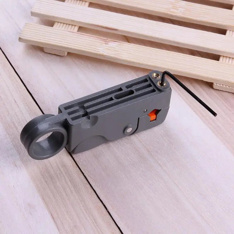 Automatic Stripping Pliers Rotary Coaxial Wire Cable Stripper Knife Wire Stripping Crimping Pliers RG59 RG6 RG7 RG11 Repair Tool