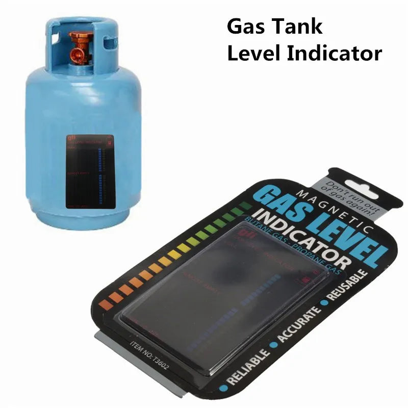 Propane Butane LPG Fuel Gas Tank Level Indicator Magnetic Gauge Caravan Bottle Temperature Measuring Stick