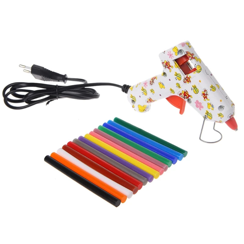 5pcs Hot Melt Glue Stick Colorful 7x100mm Adhesive For DIY Craft Toy Repair Tool